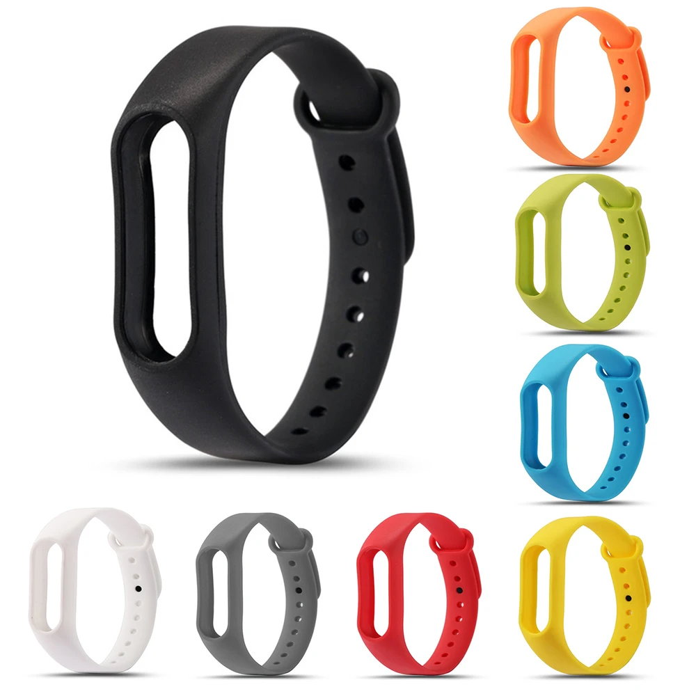 43CM For Xiaomi Mi Band 2 Silicon Solid Wristband Replacement Long Strap Band 