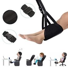 Portable Travel Airplane Foot Rest Made with Memory Foam Flight Hammock MDJ998
