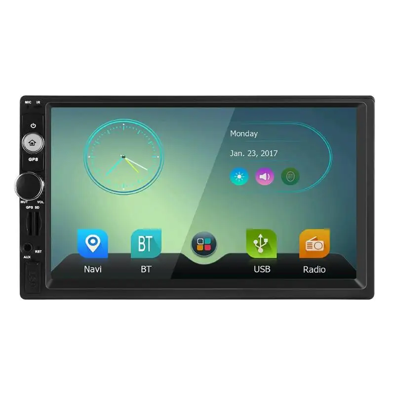 

5202 7.0 Inch 2Din RAM6688 Car MP5 Player GPS Navi AM FM Radio BT USB