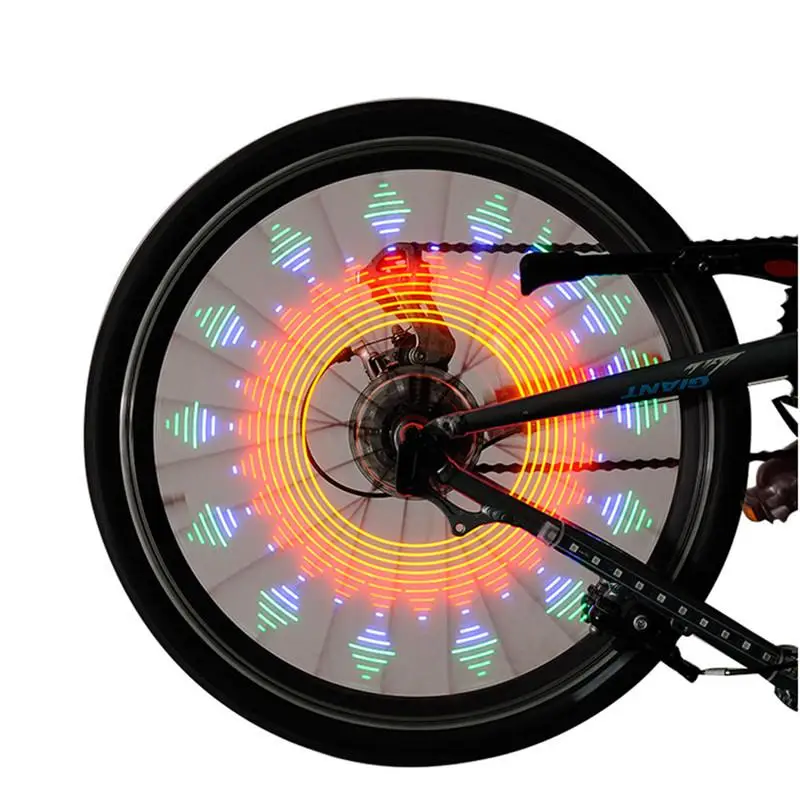 

Weimostar 16 LED Motorcycle Cycling Bicycle Bike Wheel Signal Tire Spoke Light 32 Changes 3 Modes Bicycle Spoke Light Tail Light