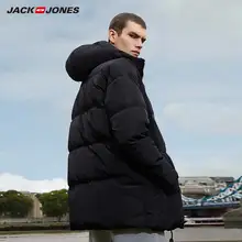 JackJones, мужская зимняя куртка-пуховик с капюшоном, мужская повседневная модная куртка,, брендовая новая мужская одежда 218312531