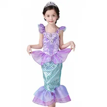 Сказочный Костюм Русалки платье для девочек
