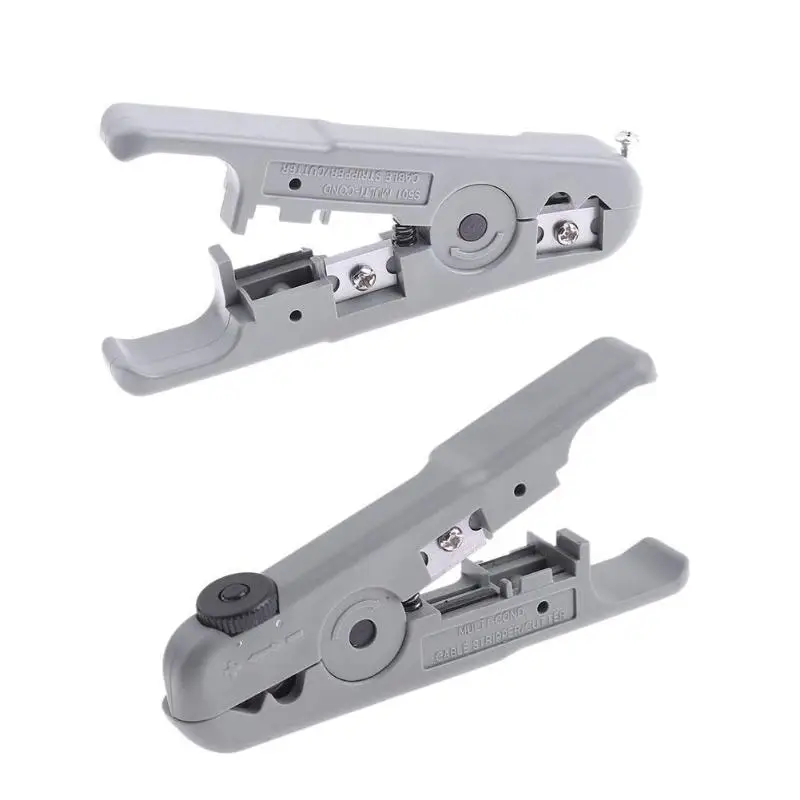 

Multifunctional Practical Cable Stripper Plastic Handle Cable Wire Stripper TV Wire Stripping Tools for 3.2-9mm Coaxial Cable