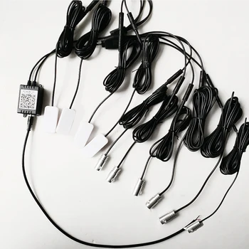 

Universal 10 in 1 RGB LED with 8M Car Interior Decor Fiber Optical Strip Light by App Control 12V Decorative Atmosphere Lamps