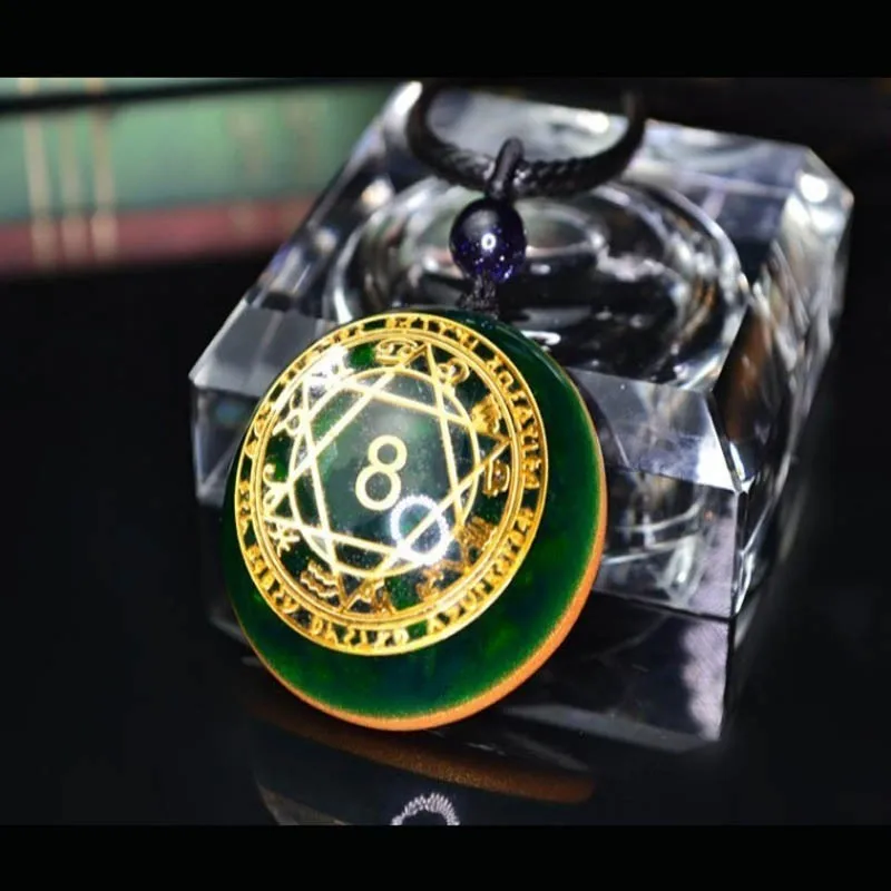 

Life Spirit Number Aura Orgonite Energy Converter Pendant Necklace For Women Helping Fortune Opportunity Career Peace Chakra