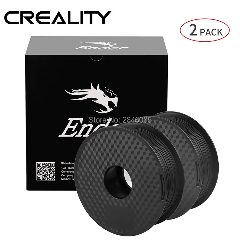 CREALITY 3D Принтер Нити Ender бренд белый/черный цвет нити 2 кг/лот высокое качество PLA 1 75