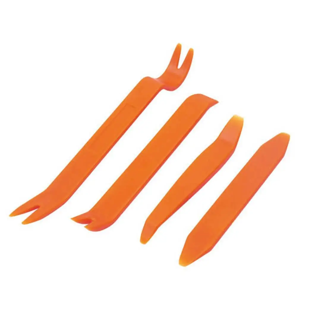 

4pcs Car Audio Tools Car Dash Automobile Nail Puller Radio Audio Panel Door Clip Trim Removal Repair Pry Hand Tools