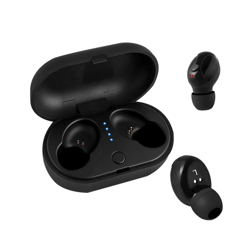 

TWS-M20 Bluetooth 5.0 Wireless Earphone HIFI in-Ear Mini Earbuds Sport Magnetic Hands-free Headsets with Mic with Charging Box