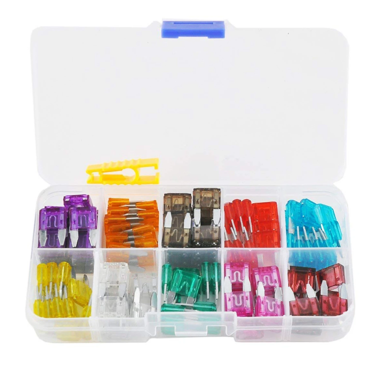

Blade Fuse Mini 3A 5A 7.5A 10A 15A 20A 25A 30A 35A 40A Assorted Auto Car Truck Set for Mini Car Boat Truck SUV Automotive Repl