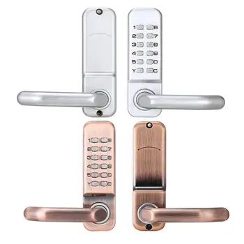 

Mechanical Digital Push Button Door Lock Keyless Keypad Combination Code Lock with handle