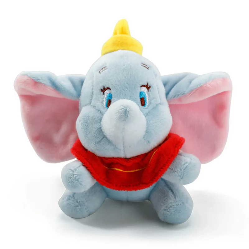 

12/23cm Cute Dumbo Stuffed Animal Plush Toys Small Pendant Lovely Peluche Cartoon Elephant Doll Presents for Children Key Chain