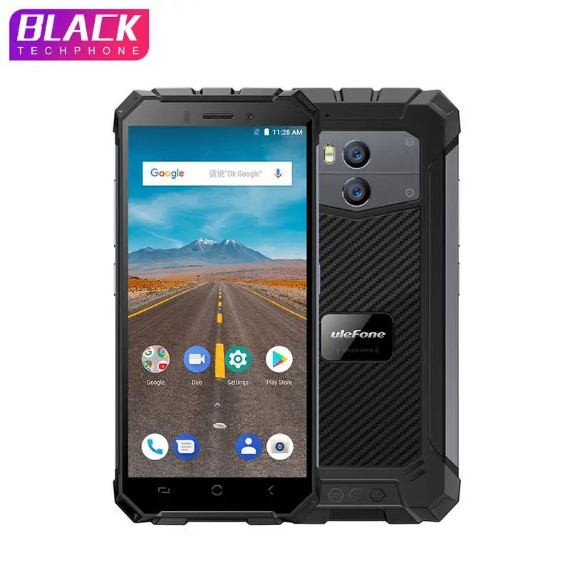 Ulefone панцири X водонепроницаемый мобильный телефон с IP68 Android 8,1 5,5 "HD 4 ядра 2 ГБ + 16 NFC уход за кожей лица ID беспроводной зарядки смартфон