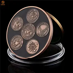 Американские гордые вооруженные силы служат миру США Free Eagle Metal copper Challenge Coin collectibles Value