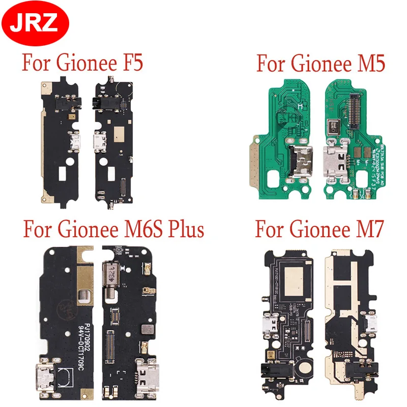 JRZ For Gionee F5 M5 USB Charging Port Jack Dock Plug Connector Charge Board Flex Cable M6S Plus M7 | Мобильные телефоны и