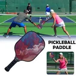 Новая Теннисная ракетка из стекловолокна, ракетка с сотовым покрытием, полимерная композитная ракетка с мячиком на резинке, спортивные