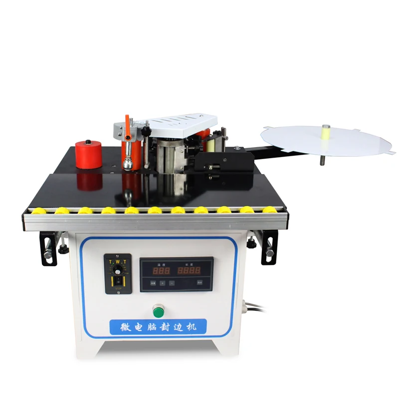 

New upgrade manual edge banding machine with cut pvc itself woodworking edge bander machinery