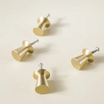 

Northern Europe Wind Brass Handle Wardrobe Drawer Bucket Cabinet Handle