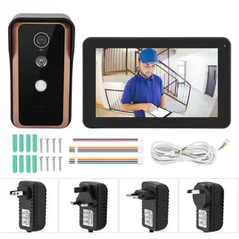 

1 Set 9 inches Wifi Remote Control Door Bell Video Intercom Doorbell Door Phone Smart Home Security System Wired Door Bell