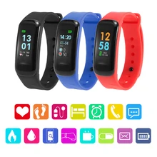 Водонепроницаемый ПК и ТПУ Wirstband шагомер бег шаг ходьбы Счетчик калорий наручные женские и мужские спортивные фитнес часы браслет