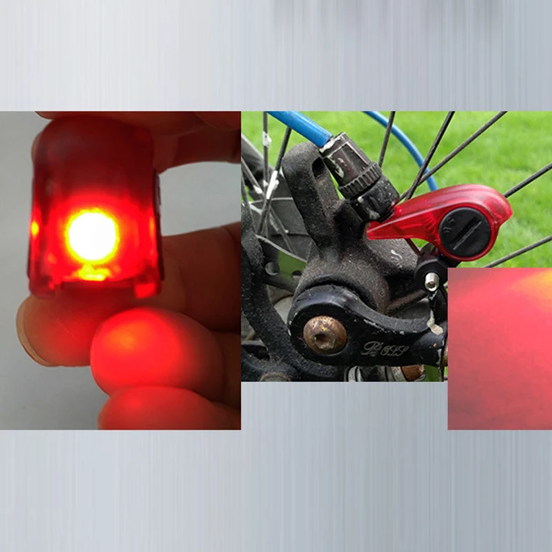 

Mini MTB Bike Bicycle Cycling LED Brake Light Rear Night Riding Warning Lamp New