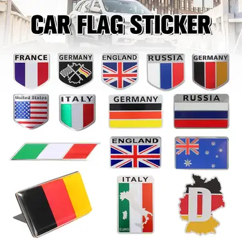 

Universal German Flag Front Grille Bumper Car Sticker Emblem Badge for VW /Audi /Honda /Benz