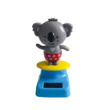 Инновационное украшение интерьера автомобиля на солнечных батареях забавное танцующее животное обезьяна корова коала кролик танцор снимает напряжение глаз подарок