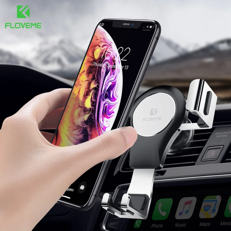Автомобильный держатель FLOVEME для iPhone X XS 8 с креплением на вентиляционное
