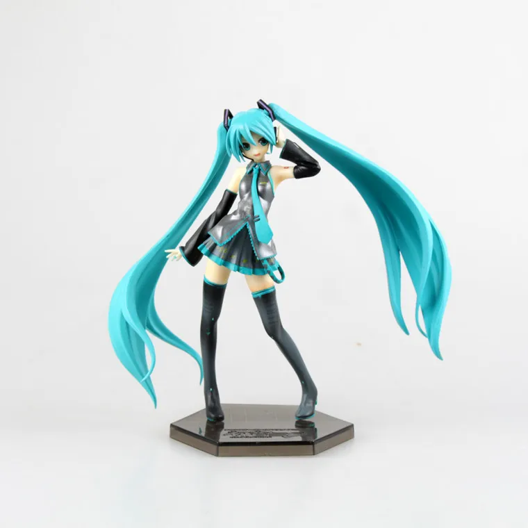 Anime Figura 19 CM Hatsune Miku 1/8 della Scala Dipinta Action PVC Figure Toy Model Da Collezione Regalo Di Natale | Игрушки и хобби