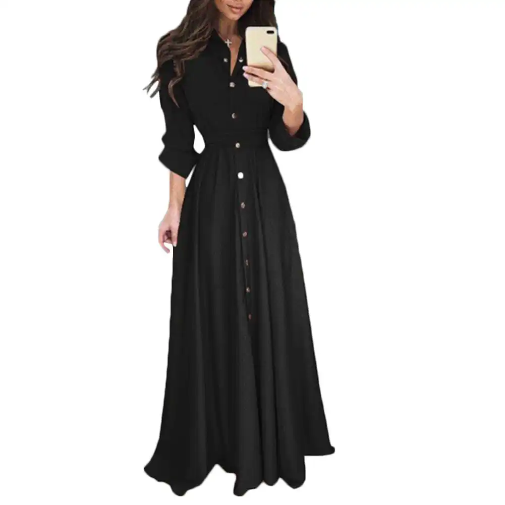 cheap long casual dresses