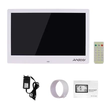 Andoer 12,5 дюймов Высокое разрешение 1366*768 полная функция цифровая фоторамка электронный альбом digitale картинка Музыка Видео