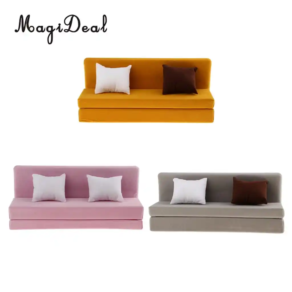 Dolls House Doll House Miniatures Accessories Furniture Cushion Bedroom Couch