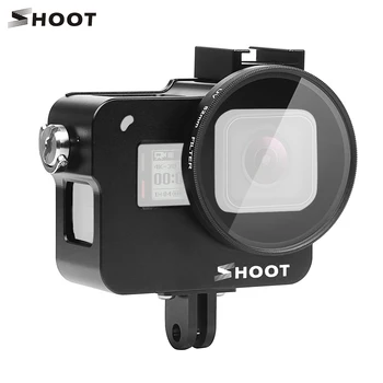

SHOOT XTGP505A Protective Camera Cage Housing Case with 52mm UV Filter for GoPro Hero 7 Black/Hero 6/Hero 5/HERO Action Camera