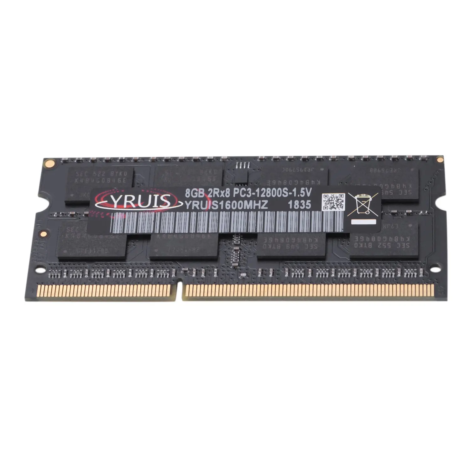 

Yruis Ddr3 8Gb 1600Mhz Ram Sodimm Laptop Memory Support Ddr3 Notebook