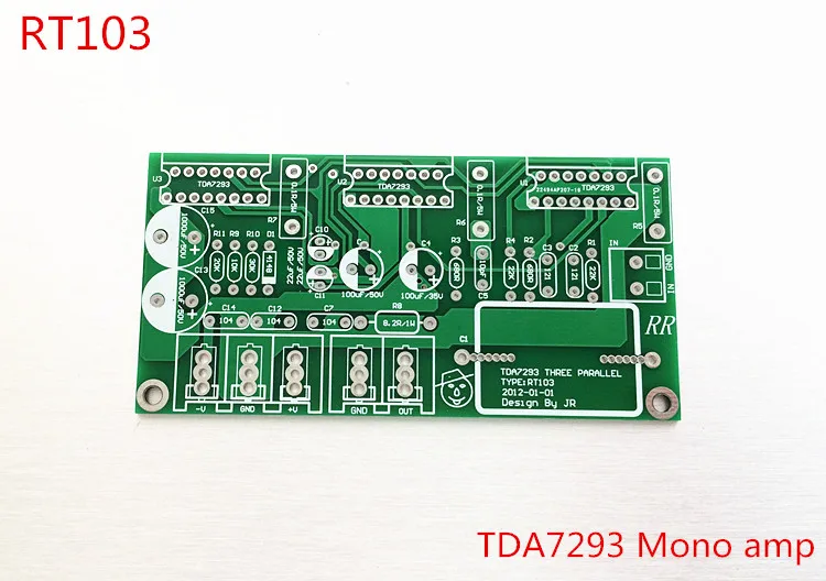 

pcb board only hifi mono amp amplifiers tda7293 3 parallel 250w three parallel tda7293 amplifier mono amplifier board