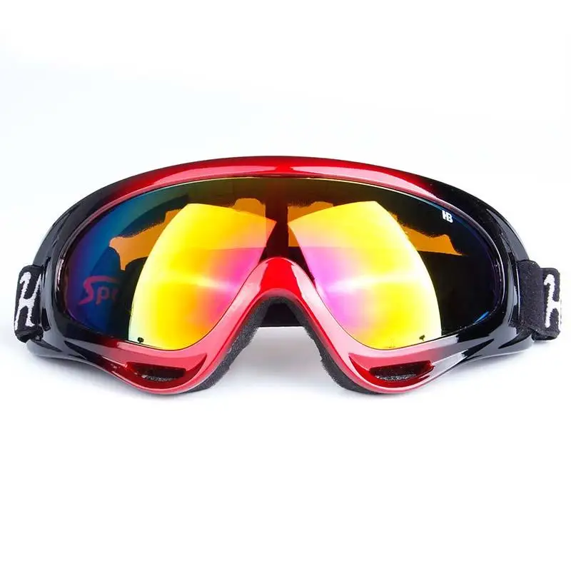 Зимние мужские и женские лыжные очки с одним объективом Анти-туман Лыжная маска лыжные очки снег сноуборд очки