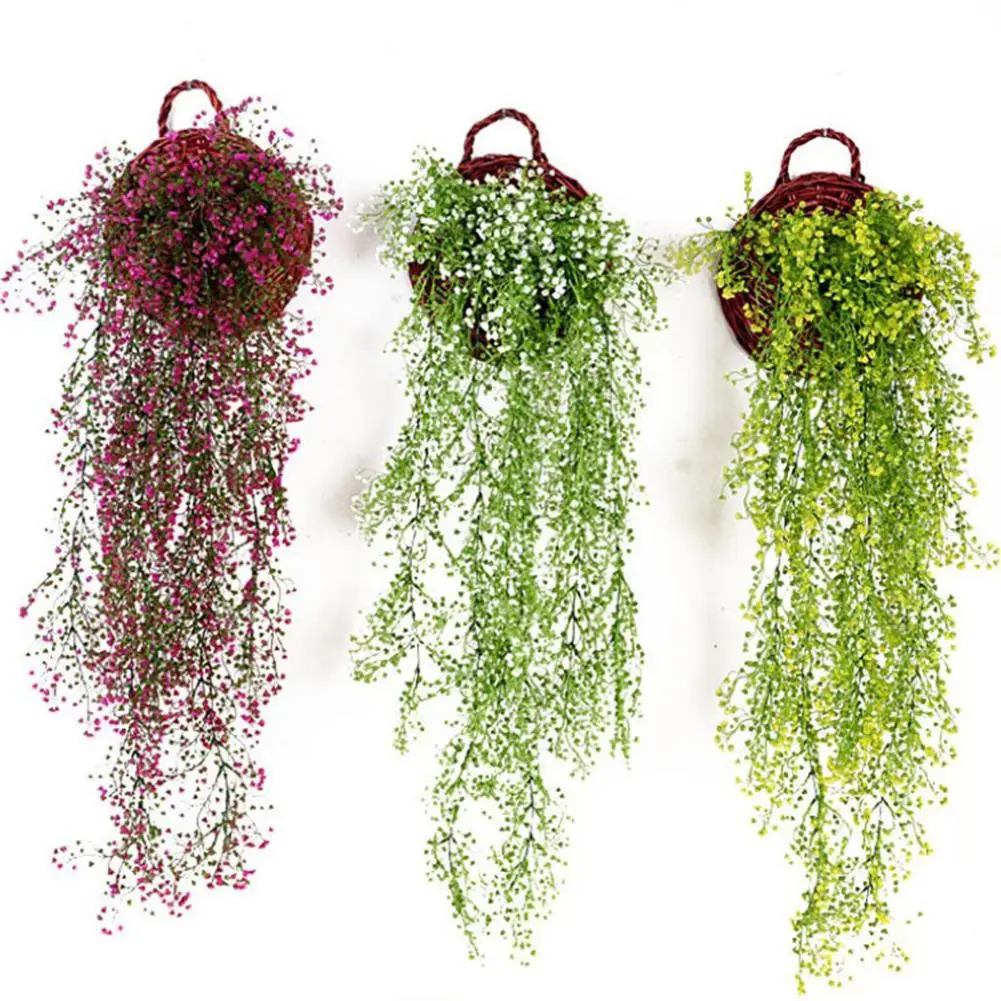 Artificial Flower Rattan Living Room Plastic Admiralty Willow Hanging Basket Ornaments For Balconies Restaurants Hotel Bedrooms Artificial Flower Rattan Living Room Plastic Admiralty Willow Hanging Basket Ornaments For Balconies Restaurants Hotel Bedrooms