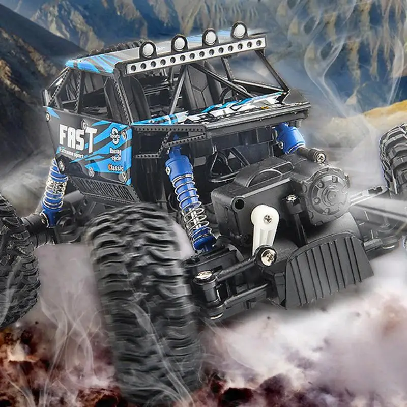 

2.4GHz Rechargeable Bigfoot RC Car 4-wheel Climbing Car Off-road Vehicle RC Motorbike Remote Control Dirt Car Toys For Boys