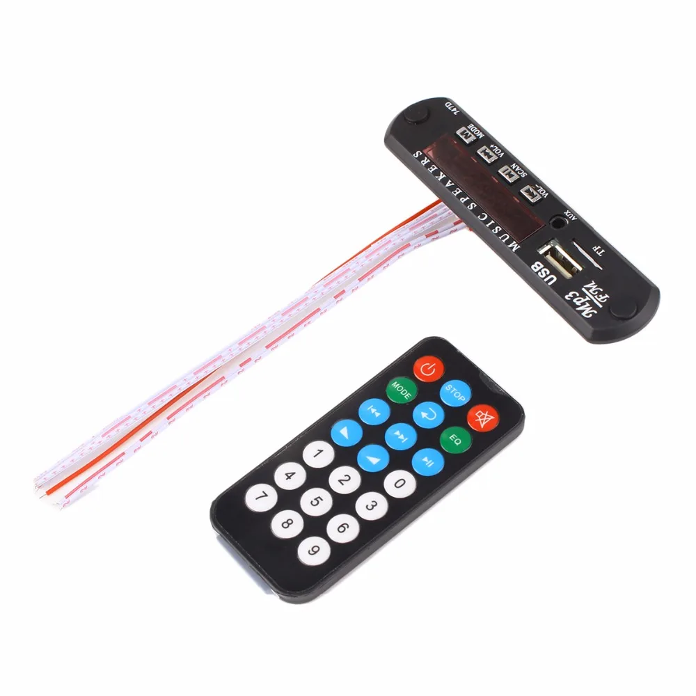 

12V Micro Music Speaker USB Power Supply TF Radio MP3 Decoder Board Audio Module Code Readers For Car Radio Remote Scan Tools
