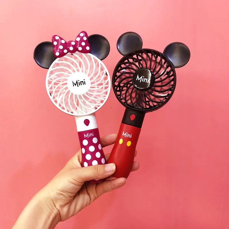 

Korea Lovely Mickey Minnie Summer Cool Mini Hand Fan USB Rechargeable Kids Party Birthday Festival Take-home Favor Goodie