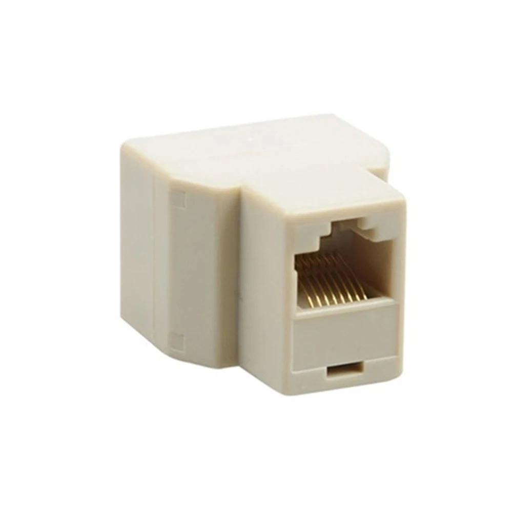 RJ45 Сплиттер соединитель от 1 до 2 способ двойной женский Cat6/5/5e Lan Ethernet сетевой