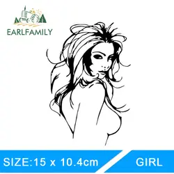 EARLFAMILY 15 см X 10,4 см сексуальная девушка автомобили декоративные аксессуары покрытие тела виниловые наклейки на автомобиль стайлинга