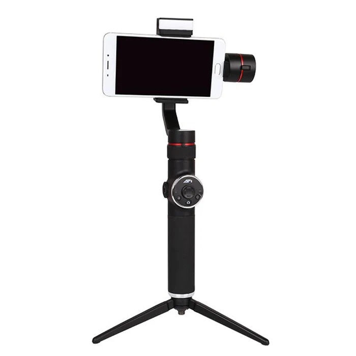  V5 3 Axis Handheld Telescopic Gimbal LED Fill Light Focus Adjusted For 6 Inch Smartphone Remote Con