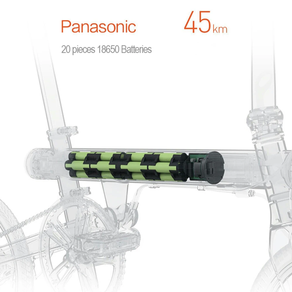 16 дюймов Оригинальный Xiaomi Электрический велосипед Qicycle Ef1 Смарт Ebike мини складной