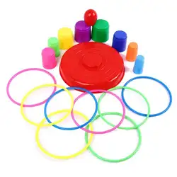 Пластиковые Креативные накладные петли игрушки большой размер родитель-ребенок игрушки Спорт метание Забавные игрушки зрение поймать