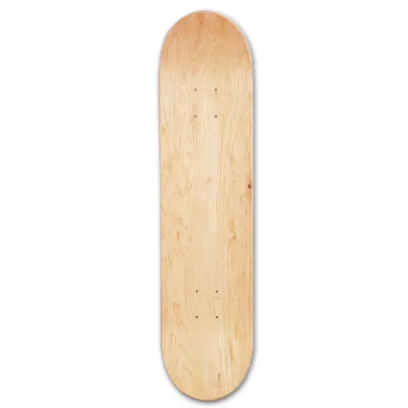 

8inch 8-Layer Blank Double Concave Natural Skate Board Skateboards Deck Wood Maple