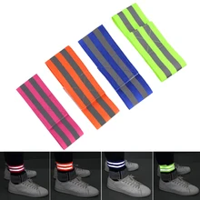 Безопасная Ночная нарукавная повязка светоотражающий сигнальный ремень катание на велосипеде, пробежка обертывание кольцо для лап птиц для спорта на открытом воздухе-4 цвета