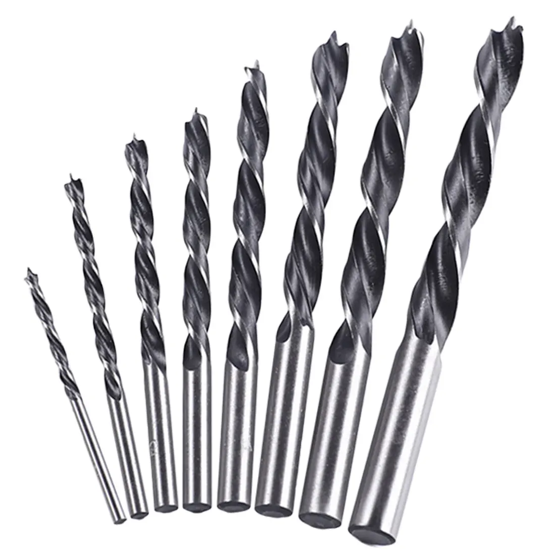 7 forets /à trois pointes 3 forets /à c/ône /étag/é pour cabine de fen/être en bois 6 forets /à fraiser Ensemble de 26 forets /à fraiser comprend 8 forets pour outils de coupe en bois