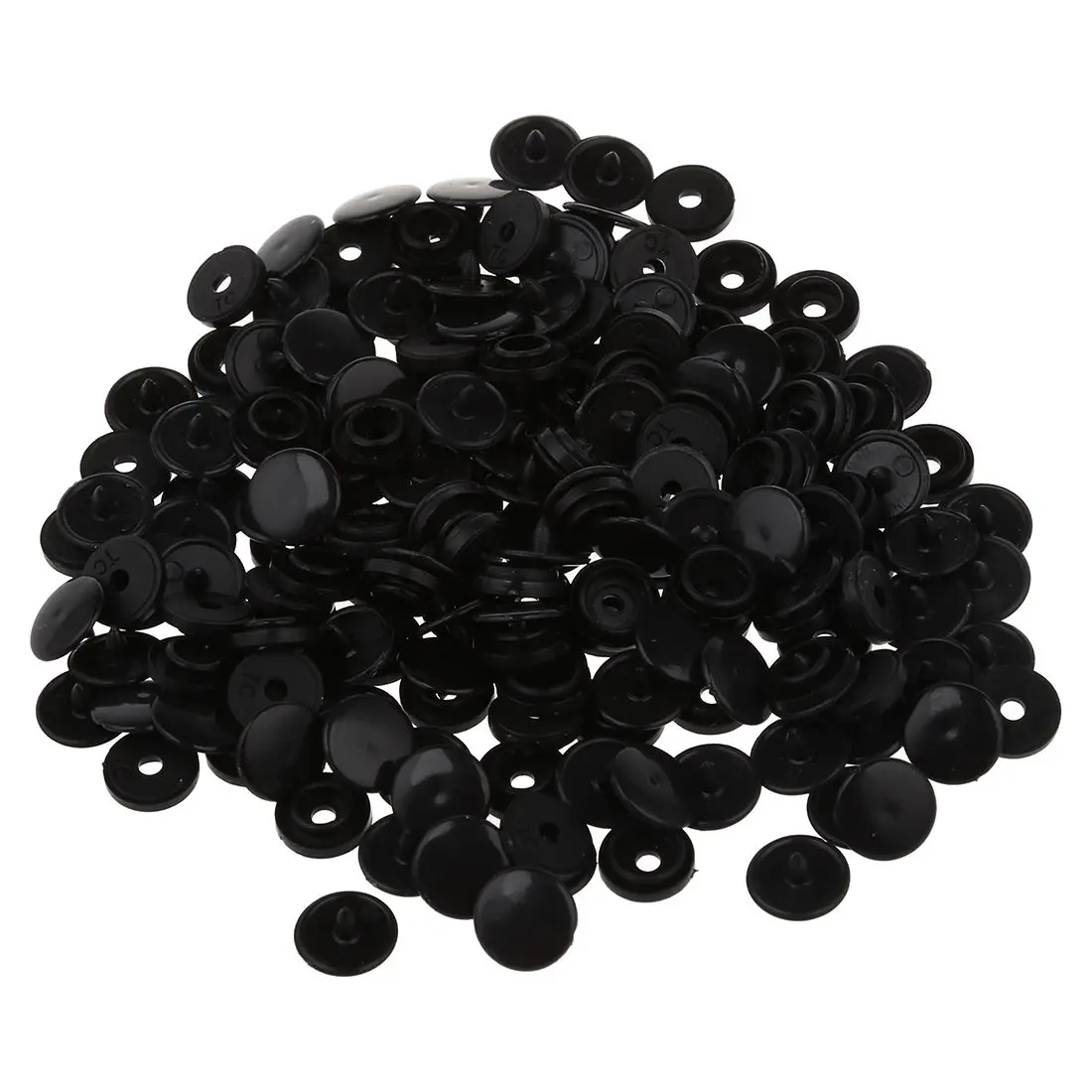 50 pcs T3 KAM SNAPS press studs Scrapbook Sewing buttons black