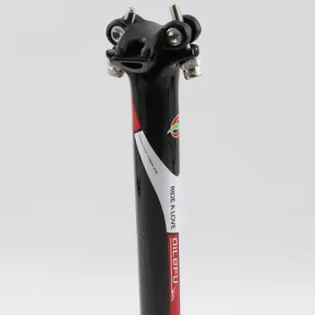 

Newest QILEFU mountain bicycle alloy+3K carbon fibre seatpost Road carbon bike seatposts MTB bike parts 27.2/30.8/31.6*350/400mm