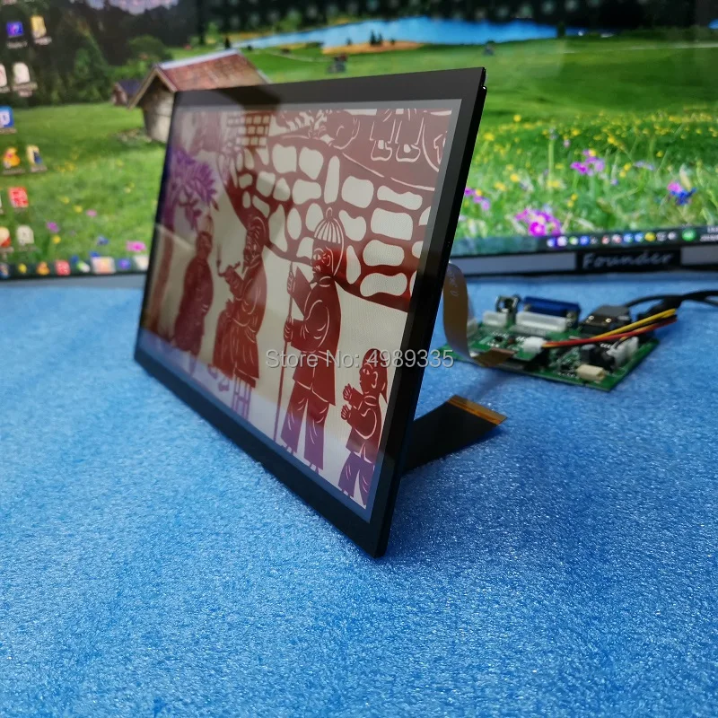 10 дюймовый игровой модуль для мониторинга автомобиля HDMI VGA AV1 AV2 4 источника